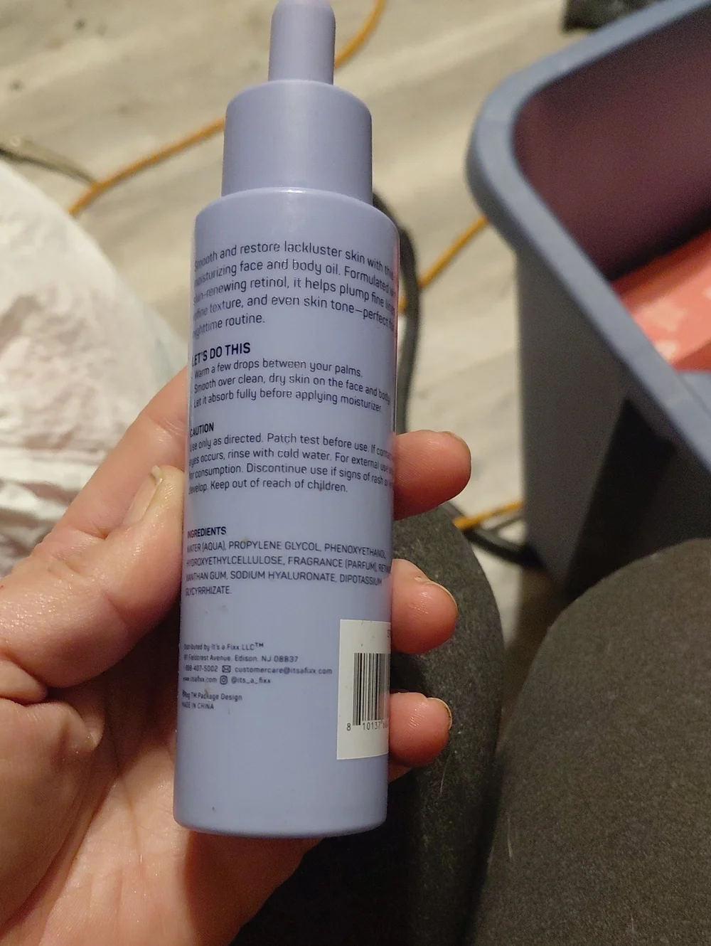 5/$10 spa•scentials Smooth Retinol Face & Body Oil - Lavender
